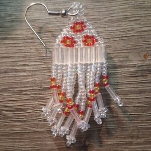 Elegant Beaded Dangle Earrings